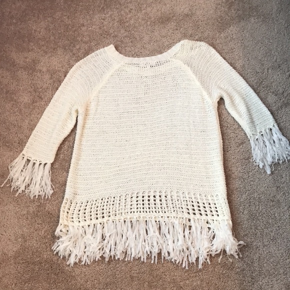 Entro Ribbon Fringe Sweater - Picture 6 of 7